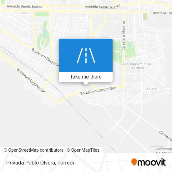 Mapa de Privada Pablo Olvera
