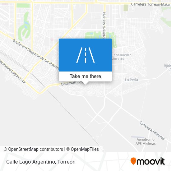 Calle Lago Argentino map