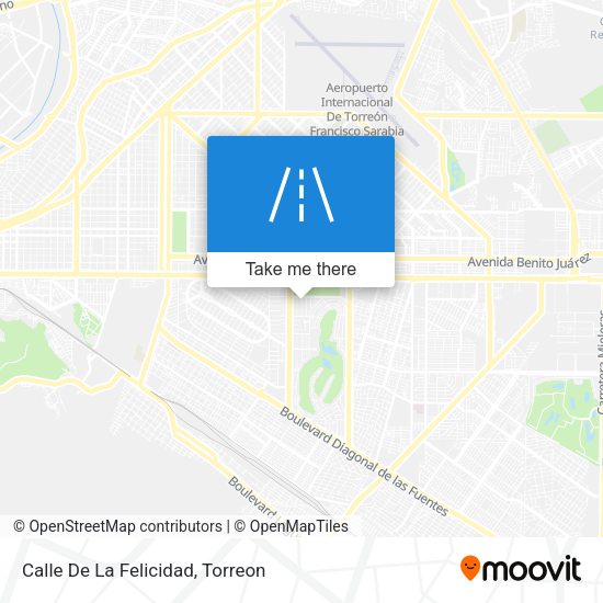 Calle De La Felicidad map