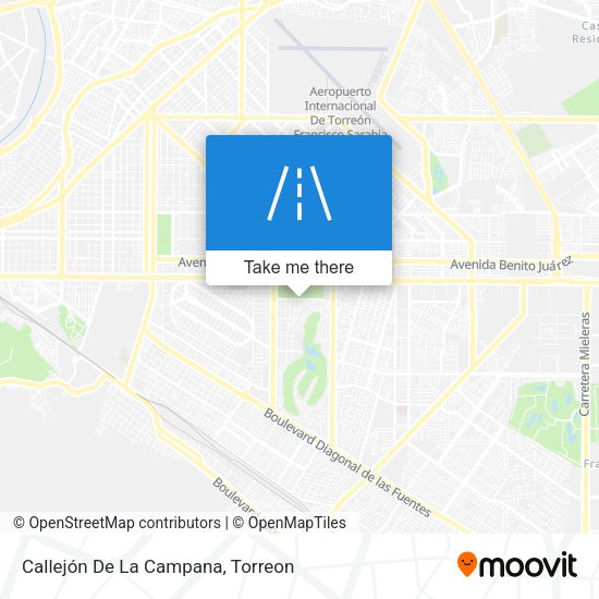 Callejón De La Campana map