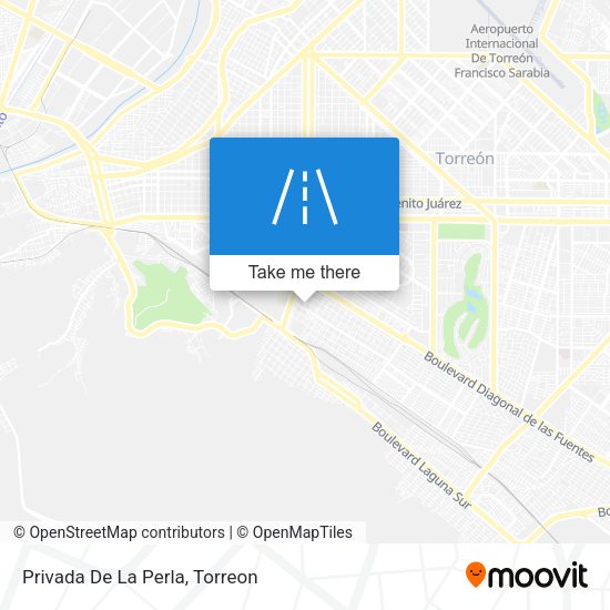 Mapa de Privada De La Perla