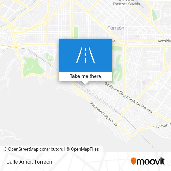 Mapa de Calle Amor