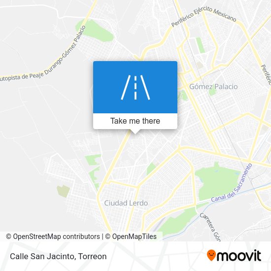 Mapa de Calle San Jacinto