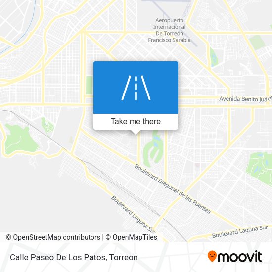 Calle Paseo De Los Patos map