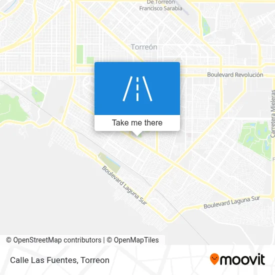 Calle Las Fuentes map