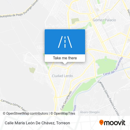 Calle María León De Chávez map