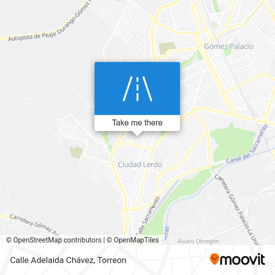 Mapa de Calle Adelaida Chávez