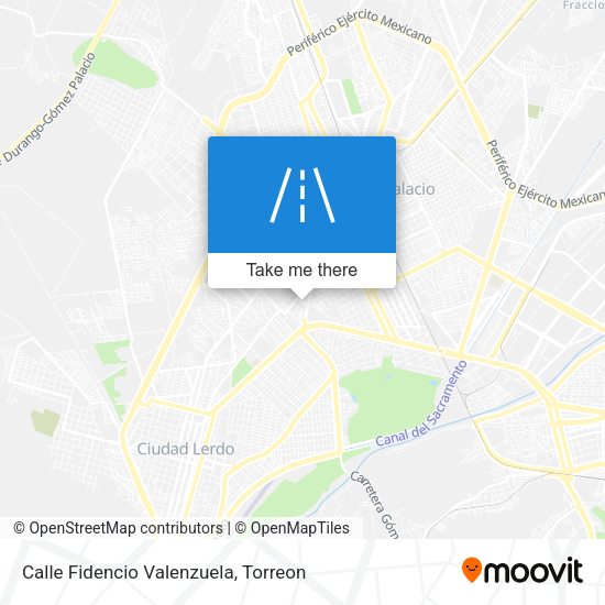 Calle Fidencio Valenzuela map