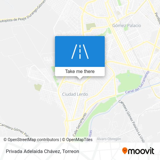 Privada Adelaida Chávez map