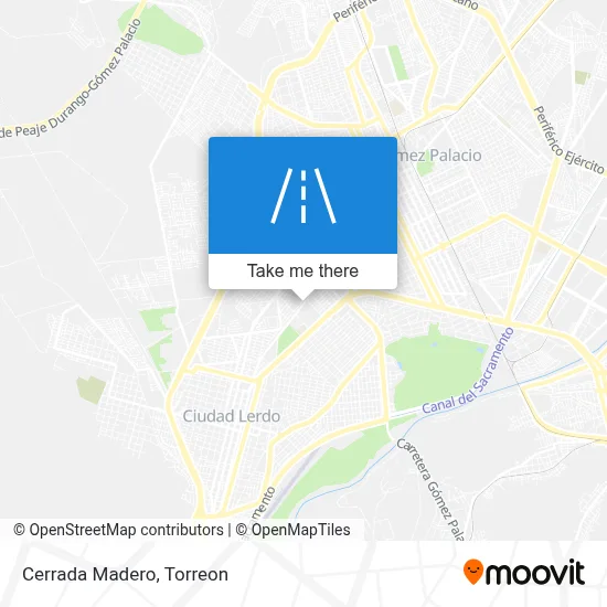 Cerrada Madero map