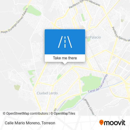 Mapa de Calle Mario Moreno