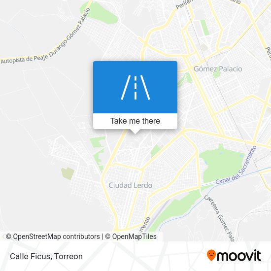 Mapa de Calle Ficus