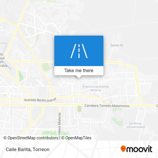Mapa de Calle Barita