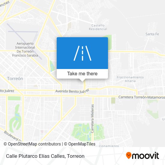 Calle Plutarco Elías Calles map