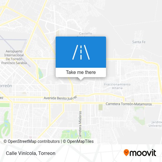 Mapa de Calle Vinícola