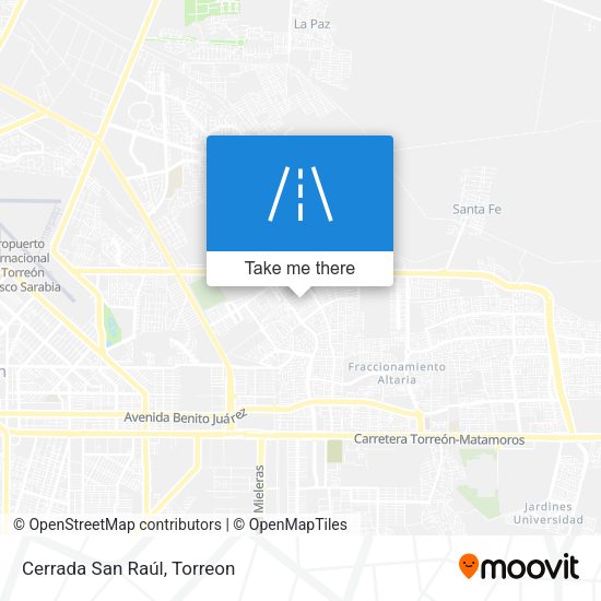 Cerrada San Raúl map