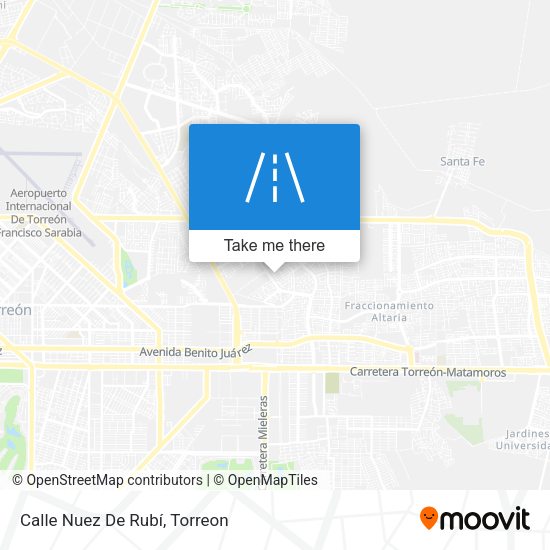 Calle Nuez De Rubí map