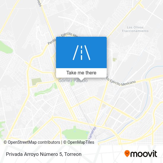 Privada Arroyo Número 5 map