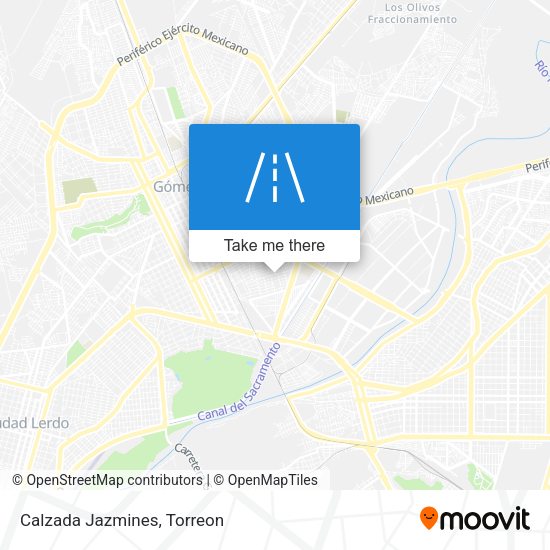 Mapa de Calzada Jazmines