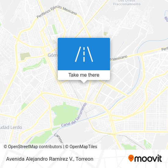 Mapa de Avenida Alejandro Ramírez V.