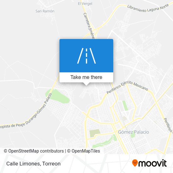 Mapa de Calle Limones