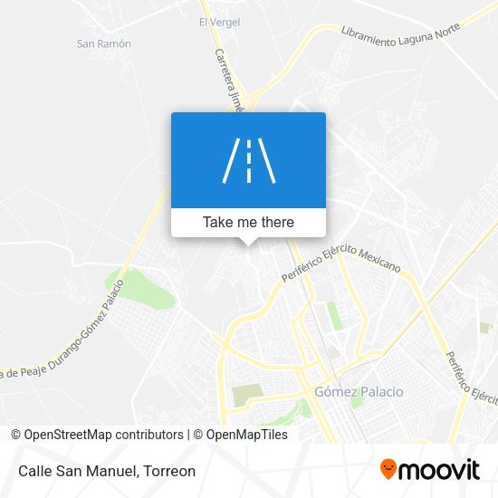Mapa de Calle San Manuel