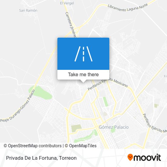 Privada De La Fortuna map
