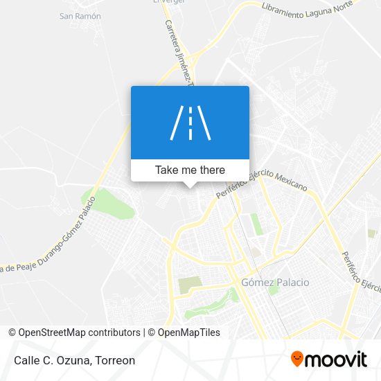 Calle C. Ozuna map