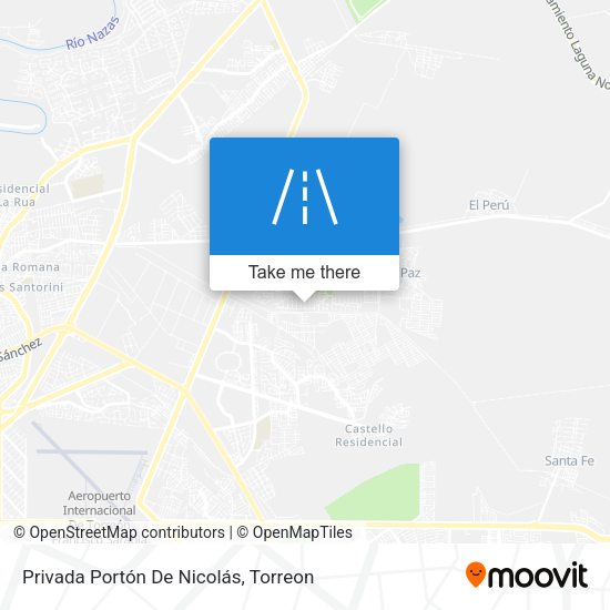 Privada Portón De Nicolás map