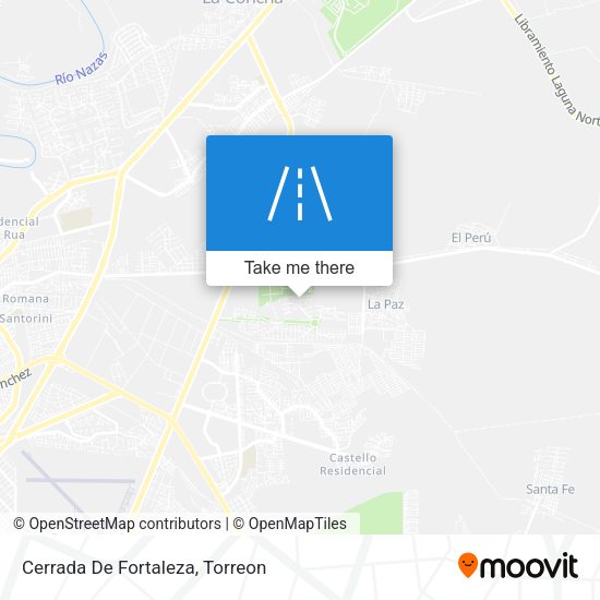 Mapa de Cerrada De Fortaleza