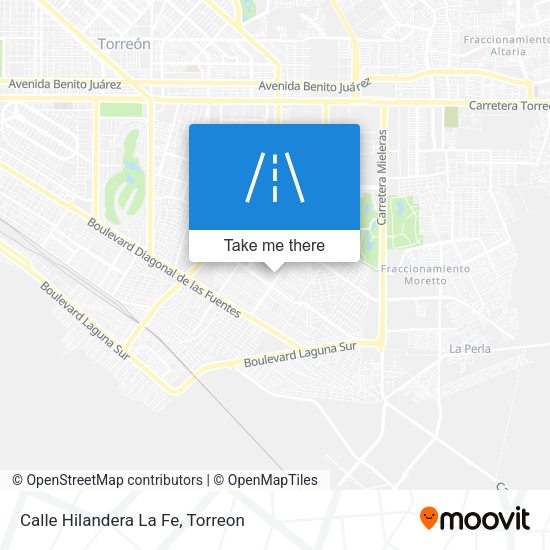 Calle Hilandera La Fe map