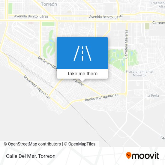 Mapa de Calle Del Mar