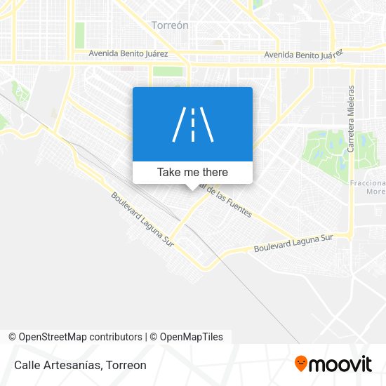 Calle Artesanías map