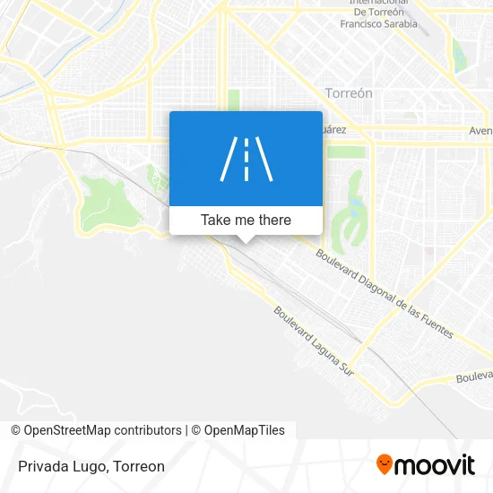 Privada Lugo map