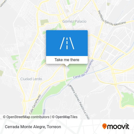 Mapa de Cerrada Monte Alegre