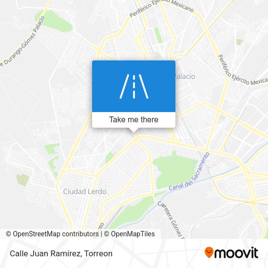 Mapa de Calle Juan Ramírez