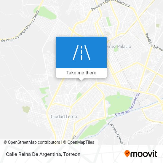 Calle Reina De Argentina map