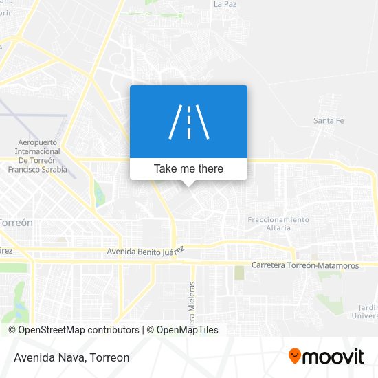 Mapa de Avenida Nava