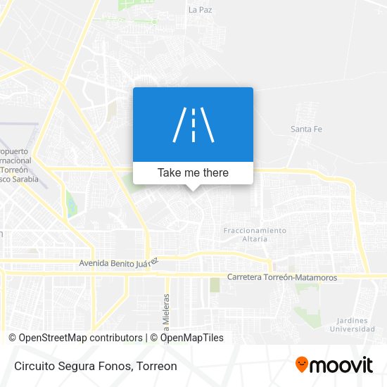 Circuito Segura Fonos map