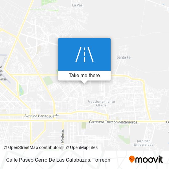 Calle Paseo Cerro De Las Calabazas map