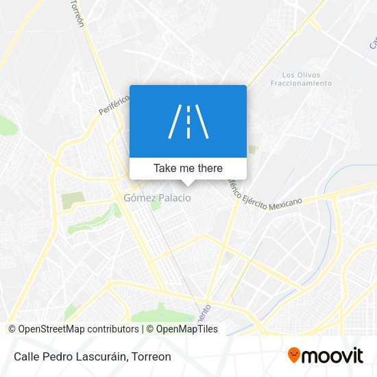 Calle Pedro Lascuráin map