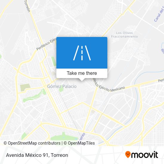Avenida México 91 map
