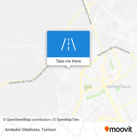 Mapa de Andador Gladiolas