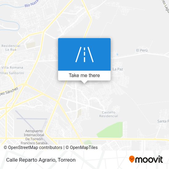 Calle Reparto Agrario map