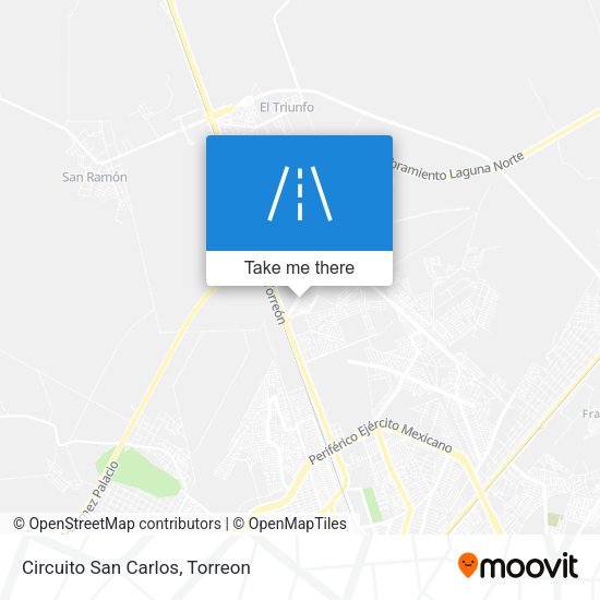 Mapa de Circuito San Carlos