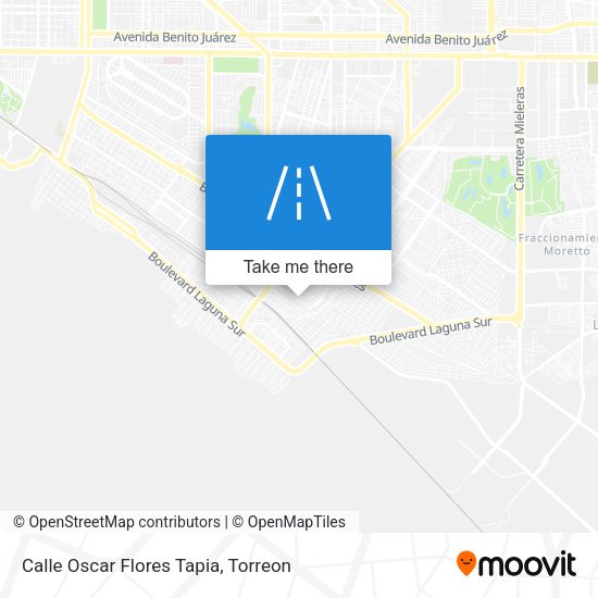 Mapa de Calle Oscar Flores Tapia