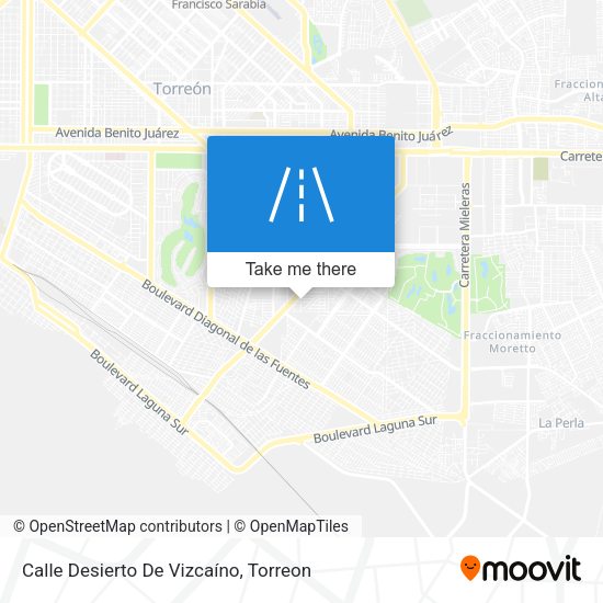 Calle Desierto De Vizcaíno map