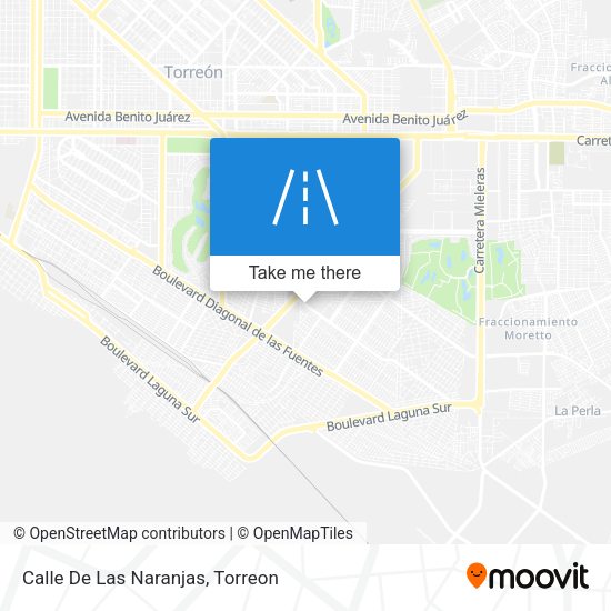 Calle De Las Naranjas map