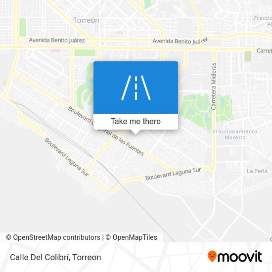 Mapa de Calle Del Colibrí