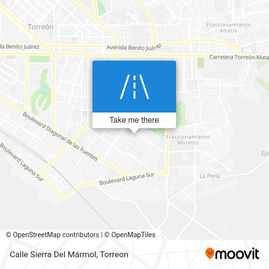 Calle Sierra Del Mármol map